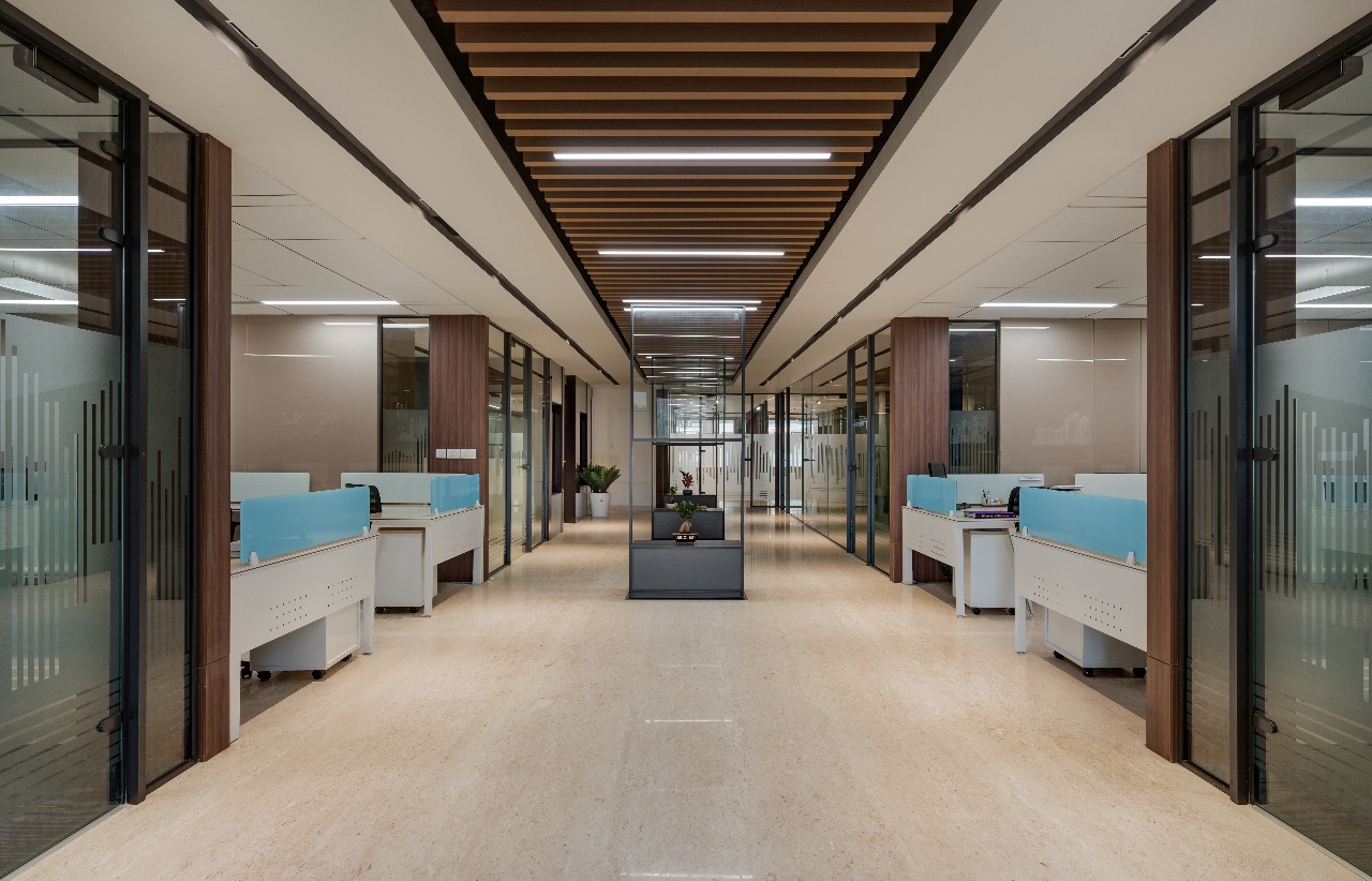 Corporate workspace interior